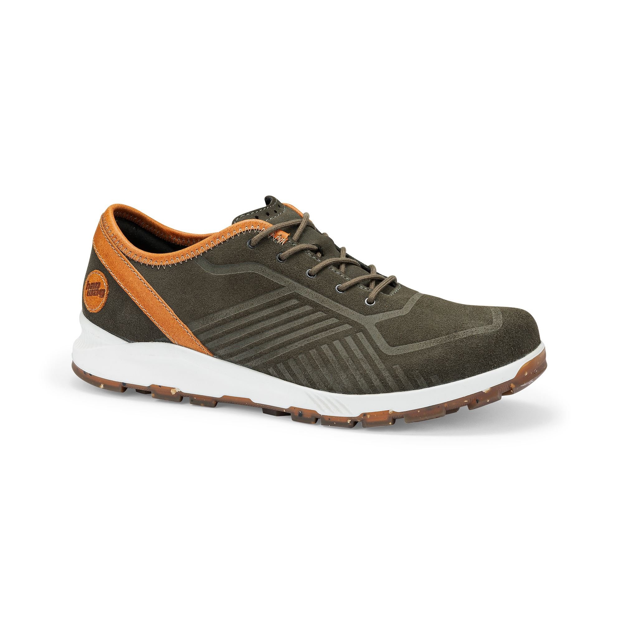 Hanwag Men's Vion Trail Shoes Coffee/Yellow QEGLX5174